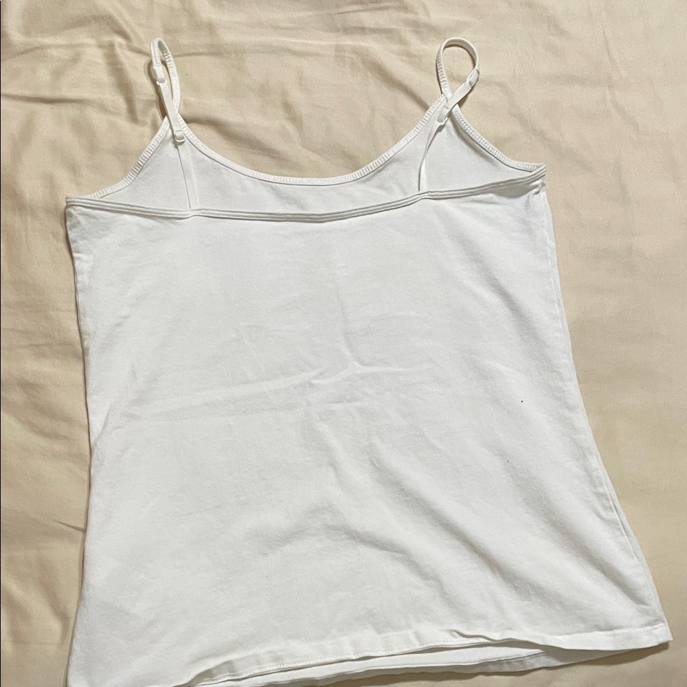 White and Tan Beige nudeCamisole Duo - lot of 2. - Picture 6 of 7